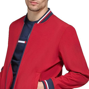 Trong Kho Made In Pakistan Người Đàn Ông Chính Thức Máy Bay Ném Bom Áo Khoác Vải Đứng Cổ Áo Phía Trước Logo Giá Thấp Cho Bán - Product Image 5