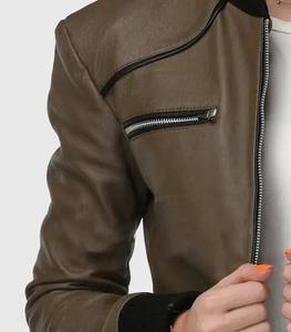 Chaqueta de Cuero Acolchada para Mujer, Invierno, Transpirable, Resistente al Viento, Colores y Logotipo Personalizables, Servicio OEM - Precio de Fábrica - Product Image 5