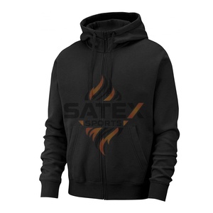 Sudadera con Capucha Personalizada para Hombre, 100% Algodón, con Cierre, Bordada, 2 Piezas, Servicio OEM, Colores y Tallas Personalizadas, Venta al Por Mayor - Product Image 4