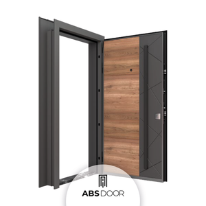 ABSDOOR LARISA Porte de sécurité en acier moderne Système de serrure haute sécurité Acier inoxydable durable Entrée d'appartement Direct usine - Product Image 2