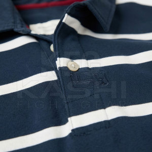 Nouveau Maillot de Rugby en Coton pour Homme, Taille Personnalisée, Manches Longues, Tricoté, Teint Uni, Respirant, Logo Brodé pour Vêtements d'Équipe - Product Image 4