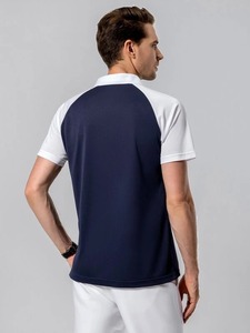 Logo personnalisé 100% coton polos pour hommes vêtements de sport vierge surdimensionné logo personnalisé polos - Product Image 2