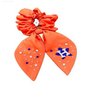 Chouchou perlé à la main personnalisé Accessoire pour cheveux Cravate pour cheveux perlée à la mode Pince à cheveux élégante - Product Image 4