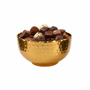 Fournisseur direct d'usine, bols à chocolat en métal doré, présentoirs pour bonbons et desserts, parfaits pour les mariages, les fêtes et les événements - Product Image 2