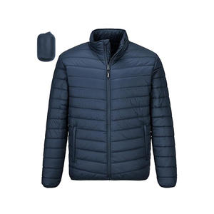 Manteau d'hiver matelassé avec capuche col montant respirant tissu réversible bulle doudoune chaude - Product Image 5
