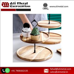 แท่นวางเค้กไม้สไตล์โมเดิร์นสำหรับตกแต่งบ้านและห้องครัว - Product Image 3