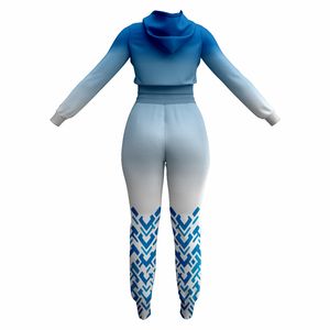 Chándales cortos estampados elegantes y ecológicos para ropa deportiva de invierno Ajuste personalizado - Product Image 2