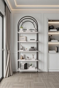 Bookcase 5 Layer Display Rack for Books, Plants and Home <b>Decor</b> Living Room <b>Bookshelf</b> and Display Storage Rack - Product Image 3