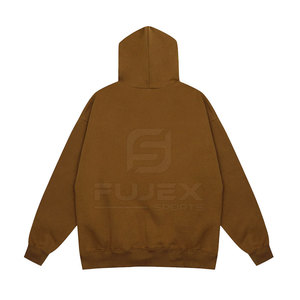 Nouveau Style de fabricant professionnel Puff Printing Hoodies Conception de fermeture éclair de haute qualité pour la vente en gros d'hiver - Product Image 2