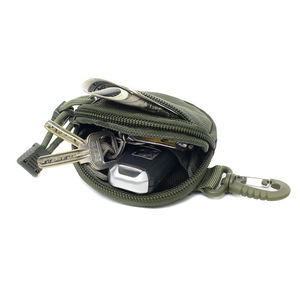 Outdoor Portable Coin Purse Earphone Protective <span class=keywords><strong>Bag</strong></span> <span class=keywords><strong>Round</strong></span> Small Saddle <span class=keywords><strong>Bag</strong></span> Key Case Mini Zipper cintura <span class=keywords><strong>Belt</strong></span> Bags - Product Image 4