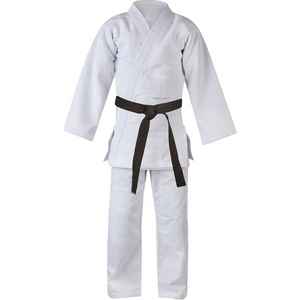 Uniforme tradicional de Karate para hombres, traje de Judo Gi, artes marciales, color blanco, lienzo, barato - Product Image 1