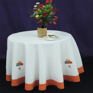 Mantel bordado para decoración del hogar, cuadros elegantes a rayas, 100% algodón, diseño personalizado, tejido de lino, fabricación al por mayor - Product Image 2