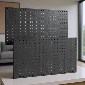 Paneles de Acero Perforados de Alta Resistencia, <span class=keywords><strong>Organizador</strong></span> de Pared para Herramientas, Almacenamiento para Hogar, Oficina, Garaje, Proveedor Mayorista - Product Image 6