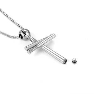 Collar de Moda Personalizado de Acero Inoxidable 316L, Joyería Fina, Collar de Béisbol para Hombres y Mujeres - Product Image 4