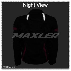 Veste de moto d'été homologuée CE pour homme avec panneaux en maille respirante, doublure imperméable détachable et légère - Product Image 6