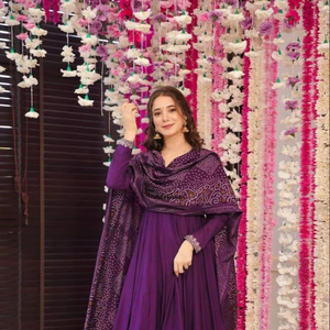 Designer Party Wear Pure Silk Embroidery Work <b>Top</b> and Bottom With Cotton Dupatta Pure Silk Heavy Embroidery <b>Top</b>-Bottom Dupatta - Product Image 1