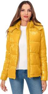 Veste matelassée à capuche d'hiver décontractée pour femmes manteau à bulles à fermeture éclair complète vêtements d'extérieur de qualité respirant fabricant de confiance - Product Image 2