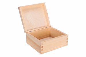 Caja de Madera Ecológica Hecha de Madera de Mango y Madera con Tapa para Guardar Té y Especias - Product Image 3
