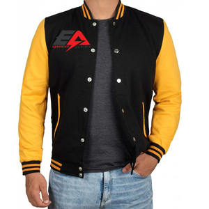 Vente de gros Veste universitaire en laine de haute qualité pour hommes avec impression de logo personnalisé Veste Letterman d'hiver - Product Image 1