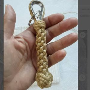 Cuerda de campana timbre cuerda de campana hecha a mano para campanas de barco u otras campanas también como llavero cuerda de campana hecha a mano de algodón muy de color - Product Image 2