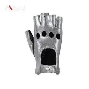 Gants de conduite en cuir de chèvre Doublure en fourrure Gants de conduite d'hiver isolés en cuir - Product Image 5