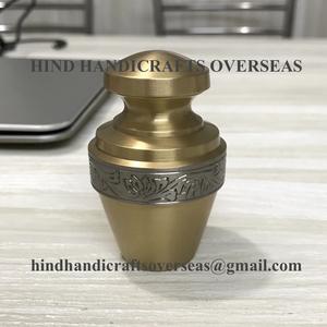 Best Quality Handmade Cremation Urns at Metal Cremation Urn for Human Ashes and Funeral <b>Supplies</b> From India - Product Image 3