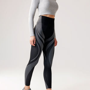 Customizable Private Logo Eco-Friendly Solid Woven Sexy Yoga <b>Leggings</b> High Waist Gym Fitness <b>with</b> <b>Pocket</b> Wholesale - Product Image 4