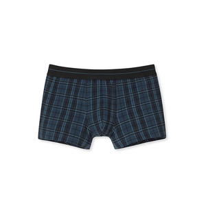 Sous-vêtements pour hommes, caleçons boxers de haute qualité, respirants, confortables, couleur unie, logo personnalisé, taille haute, vente en gros - Product Image 4