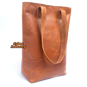 Bolso de hombro de cuero para mujer Nuevo bolso de mano Estilo de cuero de vaca real Monedero grande para damas - Product Image 3