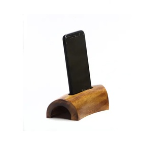 Soporte móvil de madera para la decoración de la Mesa del hogar tamaño personalizado en forma de corazón soporte móvil de madera - Product Image 6