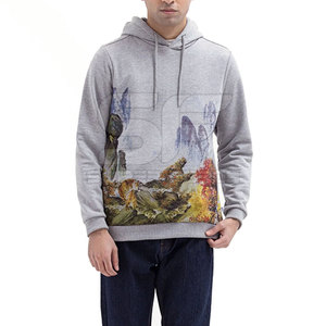 Sweat à capuche pour homme en coton mélangé doux polaire pour l'hiver décontracté et quotidien - Product Image 3