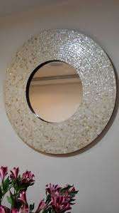Miroir mural rond en nacre de haute qualité Décoration de maison de luxe Made in Viet Nam Fournisseur en gros - Product Image 4