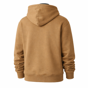 Sudadera con Capucha Marrón Personalizada |   Sudadera con Capucha de Algodón y Poliéster de Alto Gramaje |   Sudadera con Capucha Unisex OEM ODM - Product Image 2