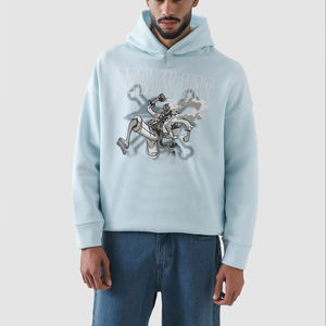 Sudadera con Capucha Extra Grande para Invierno, Sudaderas para Hombre para Uso Diario, Ligeras, 100% Algodón, Disponibles en Todas las Tallas - Product Image 1