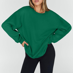 Meilleur produit Sweat Casual Streetwear Drop Shoulder Figures Respirant Écologique Hoodies Sweat Tricoté Pour Femmes - Product Image 4