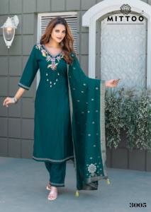 Nouvelle Collection : Fil de Viscose pour Tissage Manuel Kurti Maruti Fashion MF1568 – Vêtements Indiens et Pakistanais pour Mariage, Design Exquis, Exportation - Product Image 3