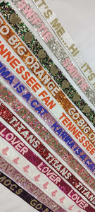 Correa con cuentas ajustable azul real | Perfecto para bolsas de estadio Concierto-Game Day Crossbody Sports Team Football Tailgating - Product Image 5