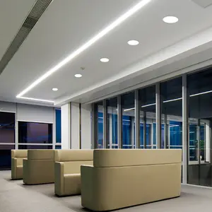 Led gömme Led düz Panel tasarım odası ışık tavan Led tavan ışıkları ofis lambası