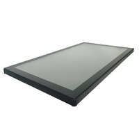 Caja metálica de tamaño pequeño personalizada de fábrica, pantalla táctil resistiva abierta, Monitor de caja metálica Full HD para elevador de máquina Industrial