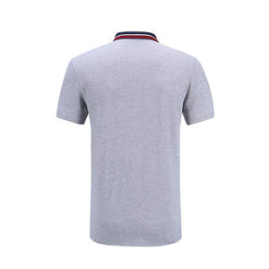 เสื้อกอล์ฟสำหรับโปโลผ้าเจอร์ซีย์สีล้วนล้วนพิมพ์ลายเองได้ - Product Image 4