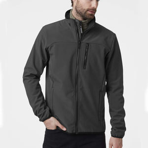 Chaqueta Softshell Casual de Moda para Hombre al por Mayor, Chaqueta Softshell Personalizada con Letras, 100% Cuero y Lana para Hombre - Product Image 6