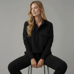 ชุดเสื้อสเวตเตอร์ลำลองสำหรับผู้หญิงปรับแต่งได้แบบลำลอง - Product Image 5