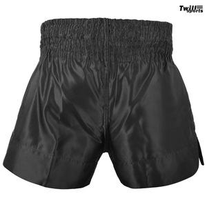 กางเกงขาสั้นออกกำลังกายสำหรับผู้ใหญ่ลายเสือ MMA มวยไทย สไตล์สปอร์ต ผ้าไหมแท้ 100% เอวสูง เป็นมิตรกับสิ่งแวดล้อม ขายส่งจากโรงงาน - Product Image 4