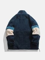 Sweat-shirt à fermeture éclair intégrale en polaire de qualité supérieure pour homme, manteau décontracté lourd, chaud pour l'hiver, manteau Sherpa personnalisé pour l'extérieur