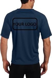 Mens Short Sleeve <b>Swim</b> <b>Shirt</b> Breathable <b>T</b>-<b>shirts</b> 100% Polyester From Bangladesh - Product Image 4