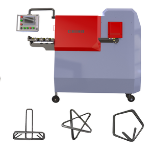 Machine automatique de cintrage d'étriers en acier CNC, état neuf, plieuse d'étriers en acier, usine de fabrication, moteur principal, roulement, PLC - Product Image 5