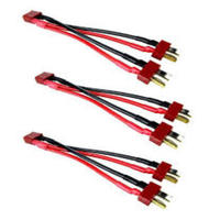 Amass Original Deans T Plug Câble de rallonge mâle à femelle Heavy Duty 12AWG Faisceau de câbles en silicone pour connexion électrique