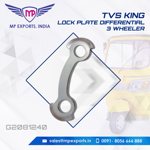 แผ่นล็อคเฟืองท้ายคุณภาพดีสำหรับรถตุ๊กตุ๊กทีวีเอสคิง ราคาพิเศษ - Product Image 5