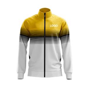 ชุดกีฬาโพลีเอสเตอร์สำหรับผู้ชายชุดวอร์ม2สีสำหรับฤดูหนาว - Product Image 4