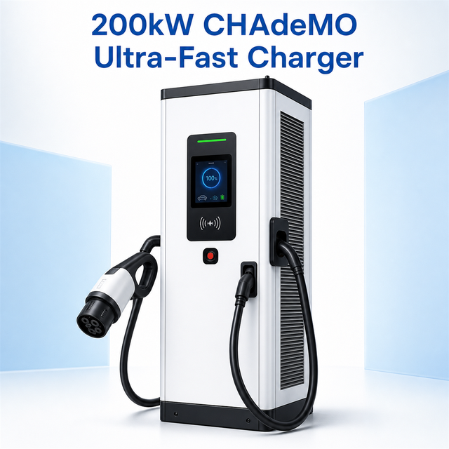 High Power DC Ultra Fast EV Charging Station 180kW-200kW Charger CCS2 OCPP Dual Gun DC EV Charger